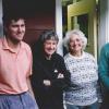 13 May 1990 - Geoff Ridley, Ann Bell, ?, and Lawre Taylor