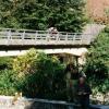 Kaitoke Regional Park: Peter and Dan on bridge, Frank and Lindsay in foreground