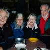 From left to right: Jan and Peter Riddick, Gwen Horne, Lawre Taylor, Don Horne 